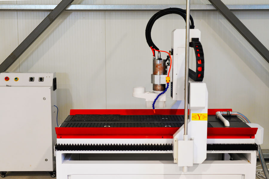 CNC router for machining